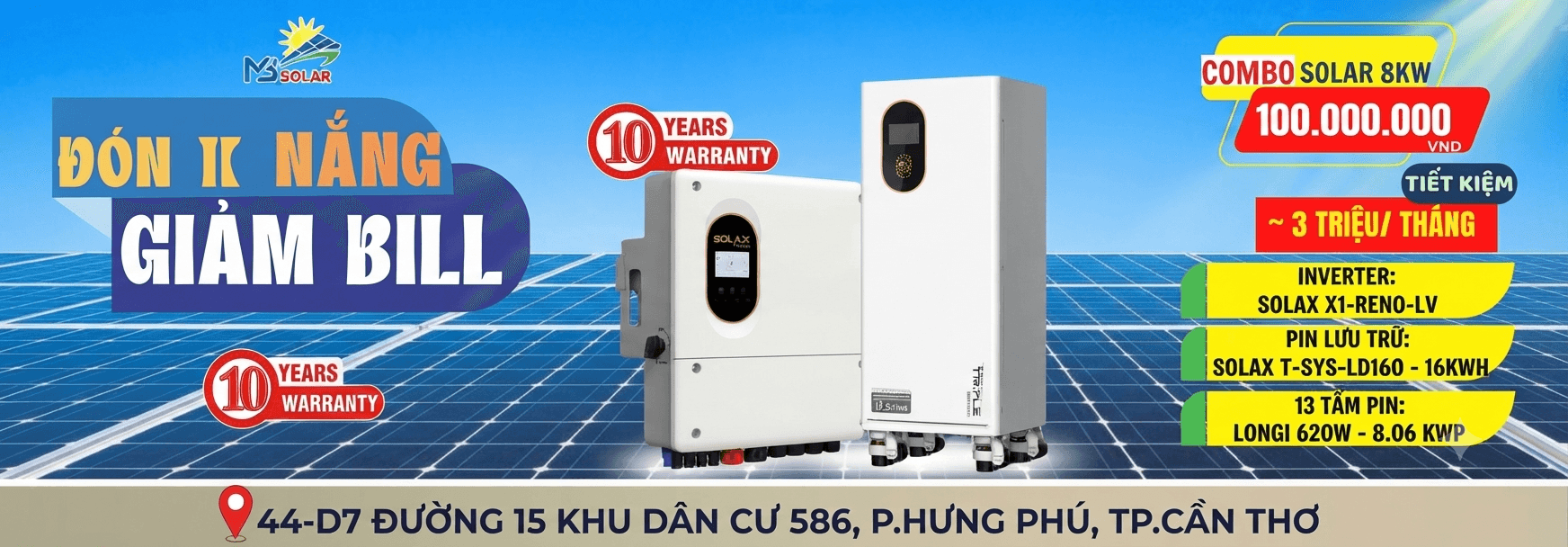 Giải pháp điện mặt trời cho hộ gia đình