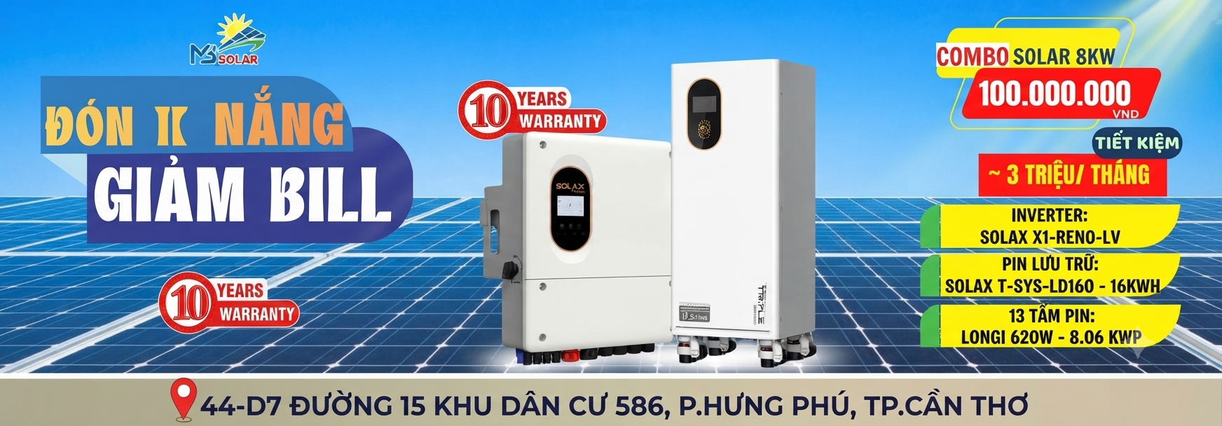 Residential solar power system